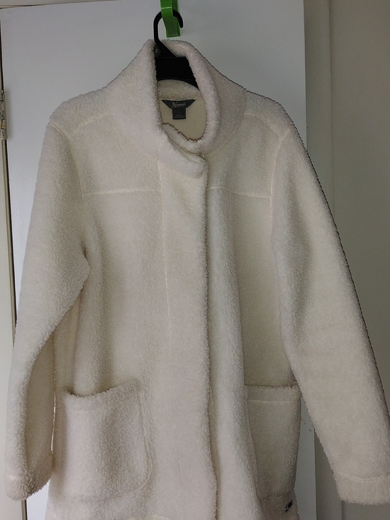 Natural Reflections Jackets & Blazers - Natural Reflections Cream Teddy Jacket